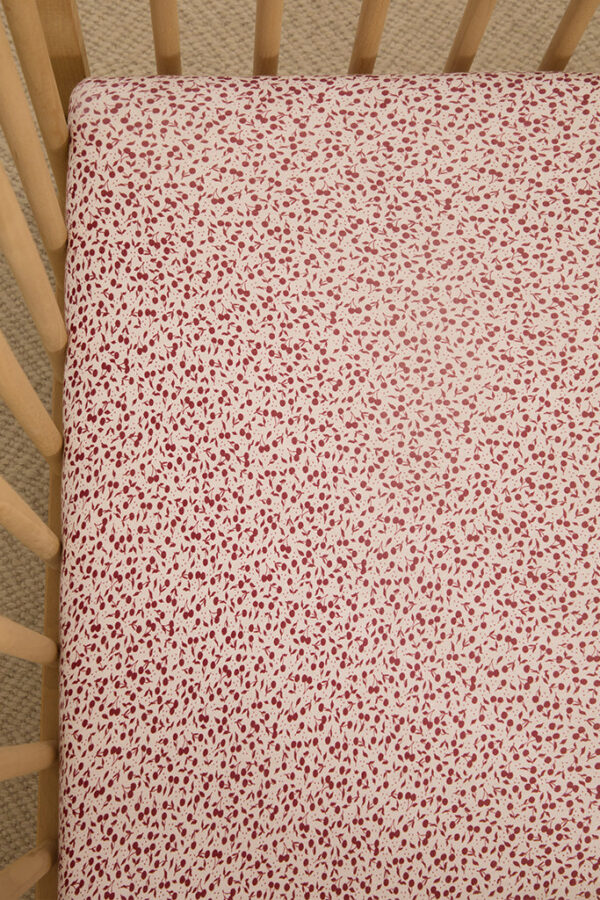 Cherry Crib Sheet