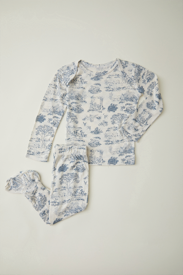 Bleu Toile Baby Sleep Set