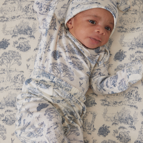 Bleu Toile Baby Sleep Set