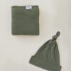 Basil Swaddle + Hat Set