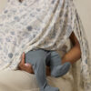 Bleu Toile Nursing Cover