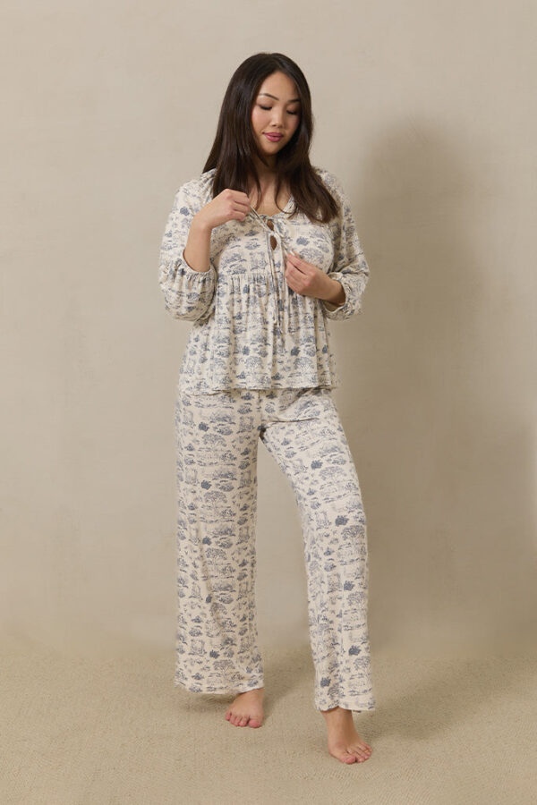 Bleu Toile Women's Sleep Set
