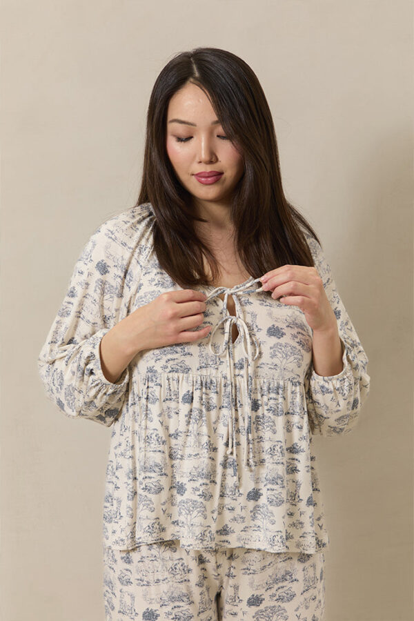 Bleu Toile Women's Sleep Set