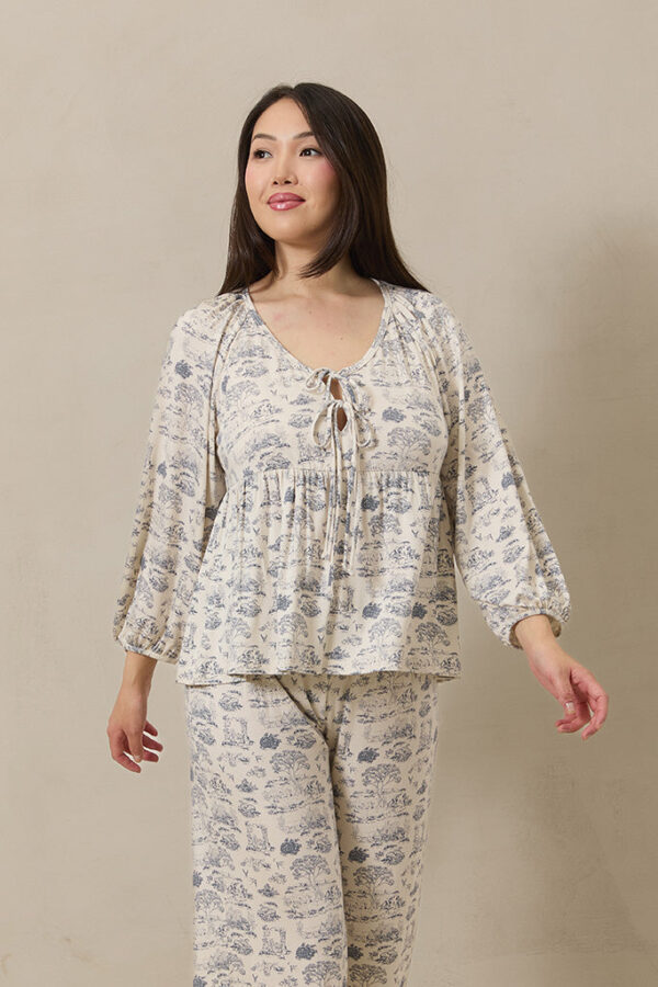 Bleu Toile Women's Sleep Set
