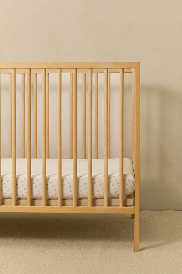 Blush Floret Crib Sheet