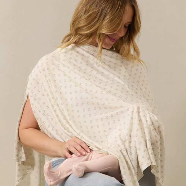 Blush Floret Nursing Cover