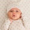Blush Floret Swaddle + Hat Set
