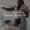 Cherry Swaddle + Hat Set