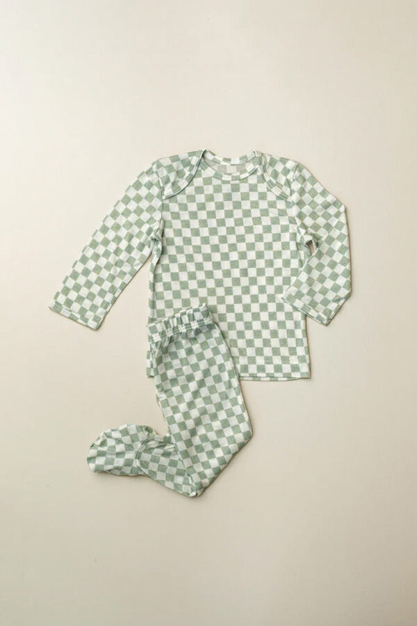 Fern Chequer Baby Sleep Set