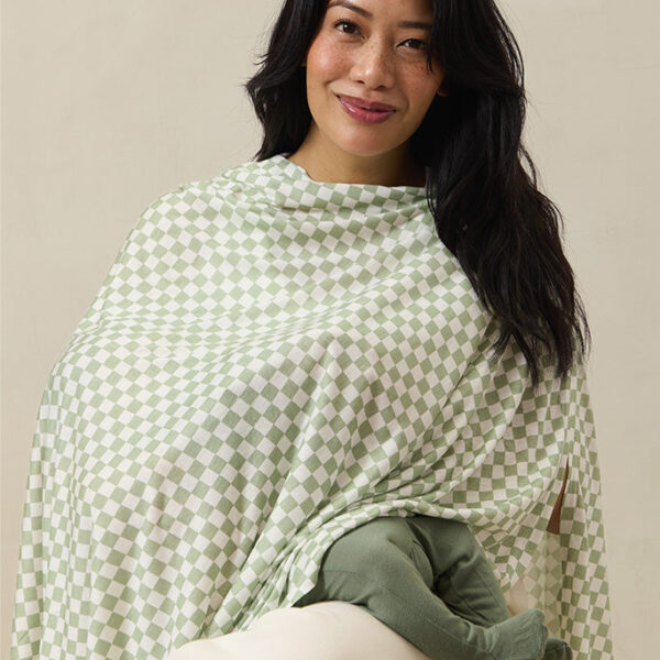 Fern Chequer Nursing Cover