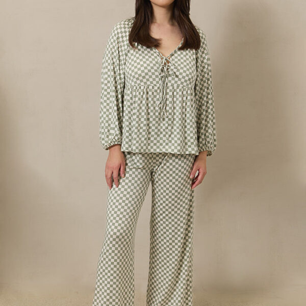 Fern Chequer Women's Sleep Set