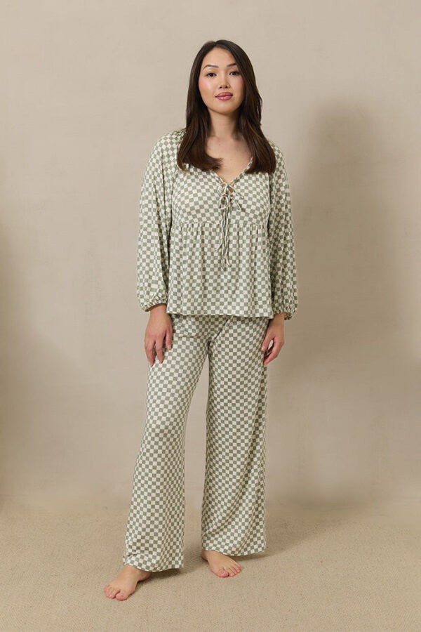 Fern Chequer Women's Sleep Set