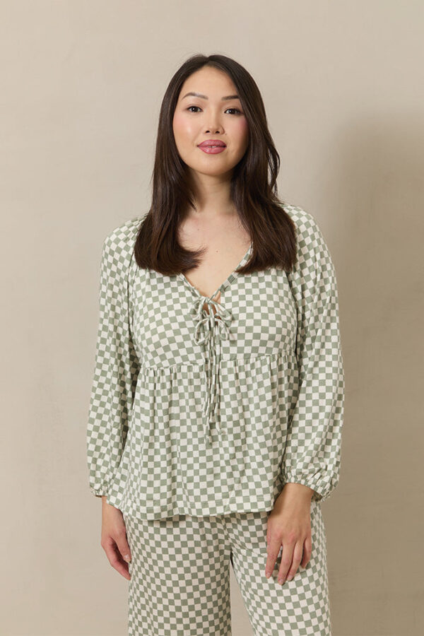 Fern Chequer Women's Sleep Set