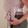 Mocha Chequer Wrap