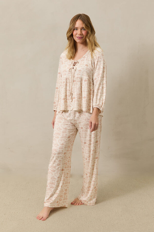 Rose Toile Women's Sleep Set