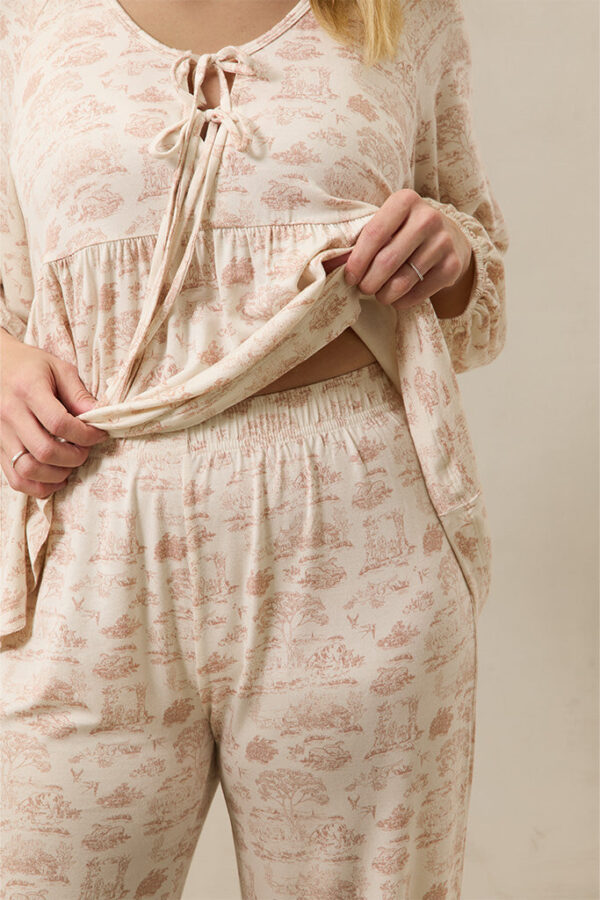 Rose Toile Women's Sleep Set