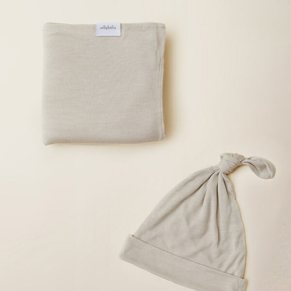 Spelt Swaddle + Hat Set